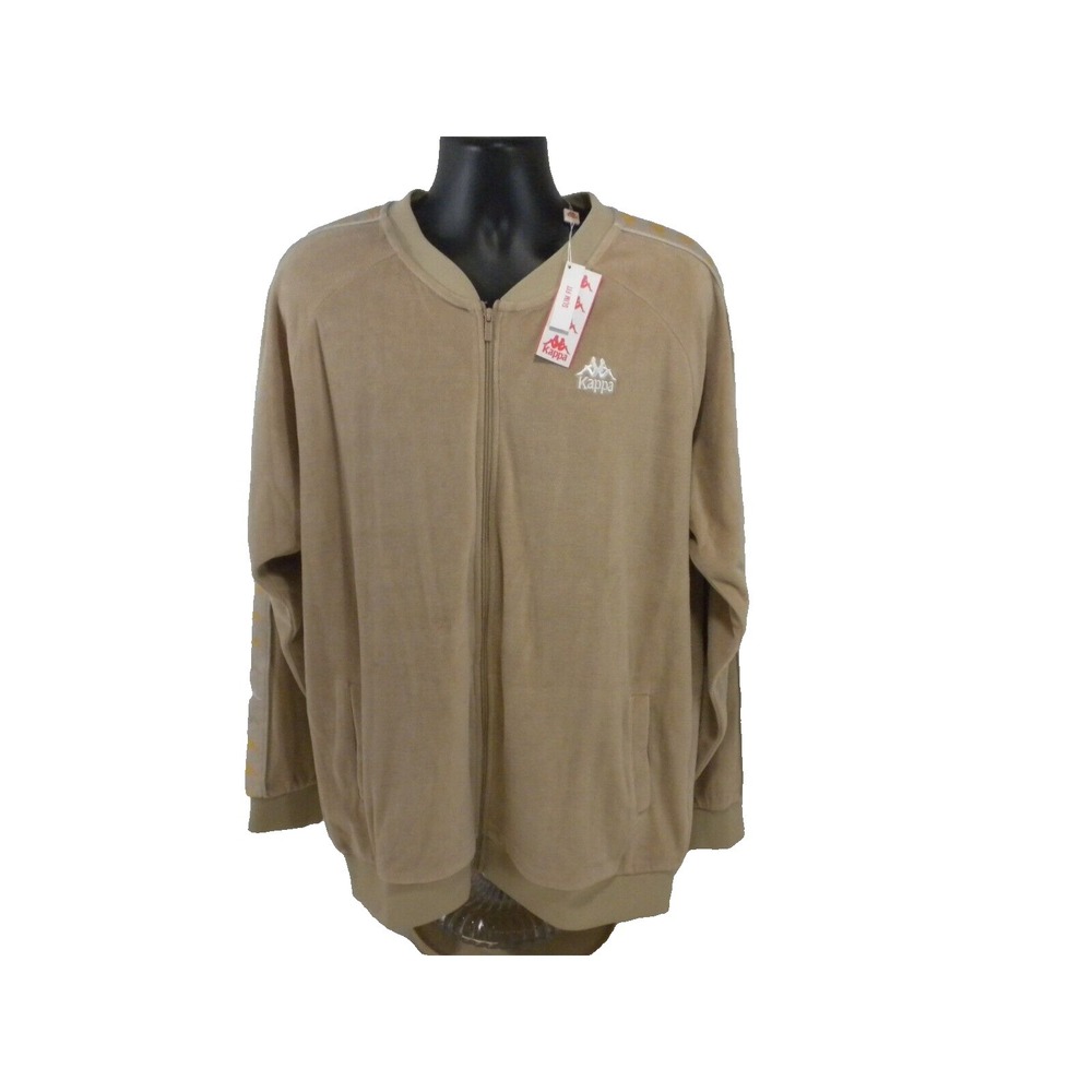 Kappa Track‎ Jacket Mens XXXL Beige 222 Banda Benettin 2 Slim Omini Streetwear